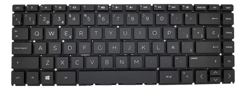 Teclado Para Hp 14-dh 14t-cm 14z-cm 14-cd0001la 14m-cd0001dx Negro Español