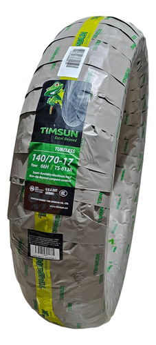 Llanta Timsun 140/70-17 Ts-613r Trasera Tubeless Sin Cámara