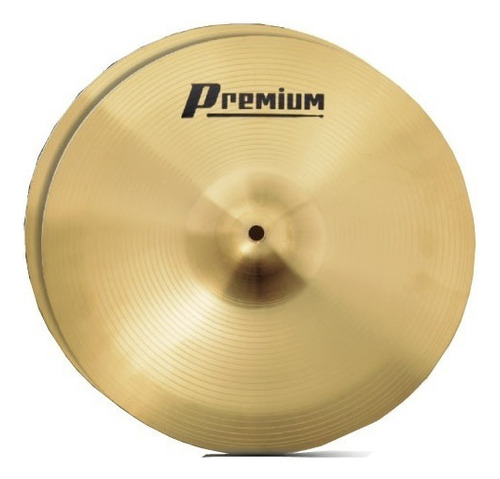 Par De Pratos De Bateria Premium Brass 14 Hit Hat