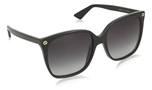 Gucci Women Gg0022s 57 Blackgrey Gafas De Sol 57mm