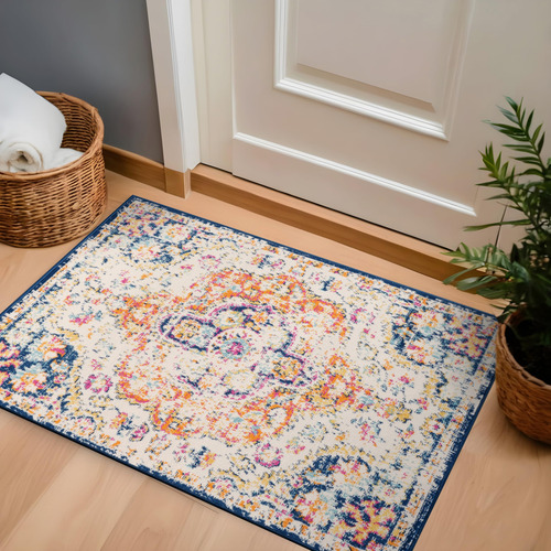 Alfombra Vintage Bohemia 80 X 120 Cm Multicolor
