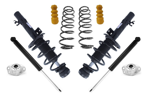 Kit 4 Amortiguadores Completos Vw Vento 14-22