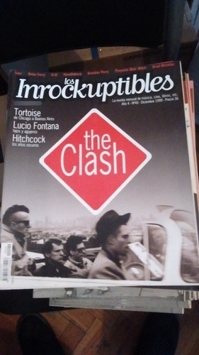 Revista Les Inrockuptibles 40 The Clash  Tortoise Hitchcock 