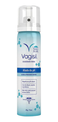Desodortante Íntimo Femenino Vagisil Ph Equilibrio 60 Ml 