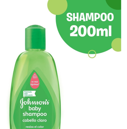 Johnson's shampoo Cabello Claro X 200 Ml. Bebé