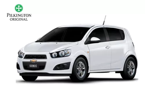 Parabrisa Chevrolet Sonic 2012 a 2014 Verde Sem Faixa Pilkington - 685756 -  Autoglass