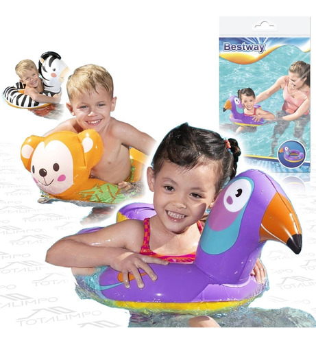 Salvavidas Inflable Animales Bestway 36112 Niños Cuota