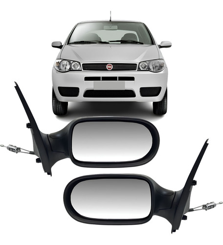 Par Retrovisor Externo Weekend 4p 2004 A 2007 Com Controle