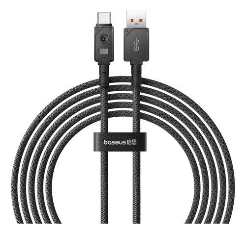 Cable Carga Rápida Baseus Usb A Tipo C 2 M 100w Negro