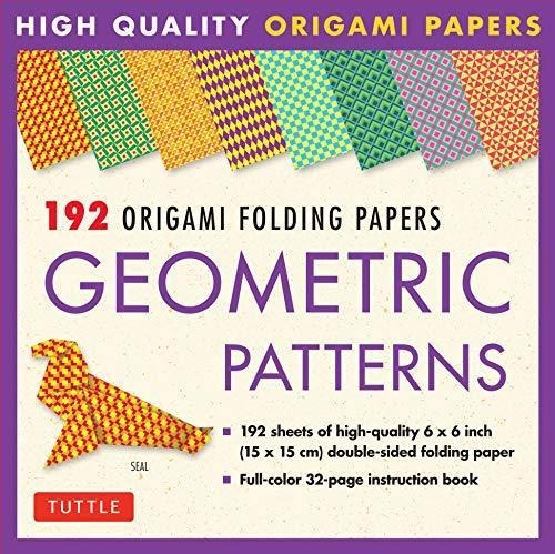 Origami Folding Papers - Geometric Patterns - 192 Sheets: 10