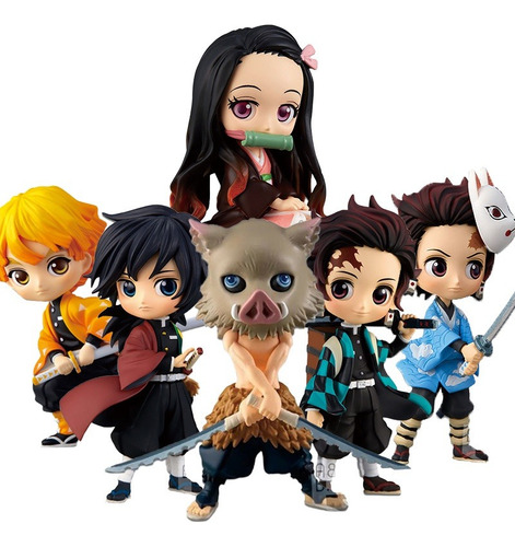 Figuras Demon Slayer 6 Unidades 