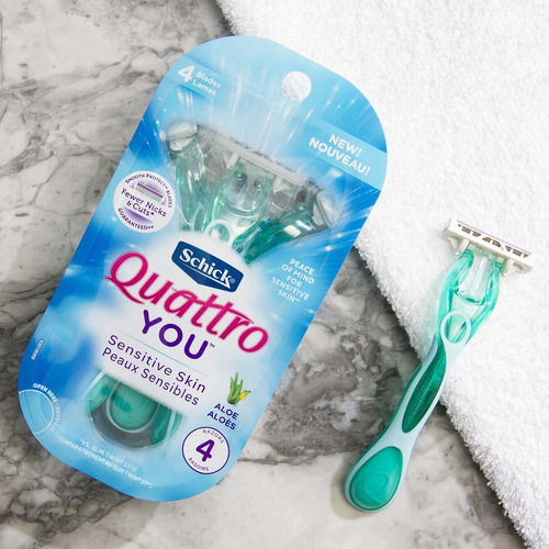 Schick Quattro You - Maquinilla De Afeitar Desechable Para M
