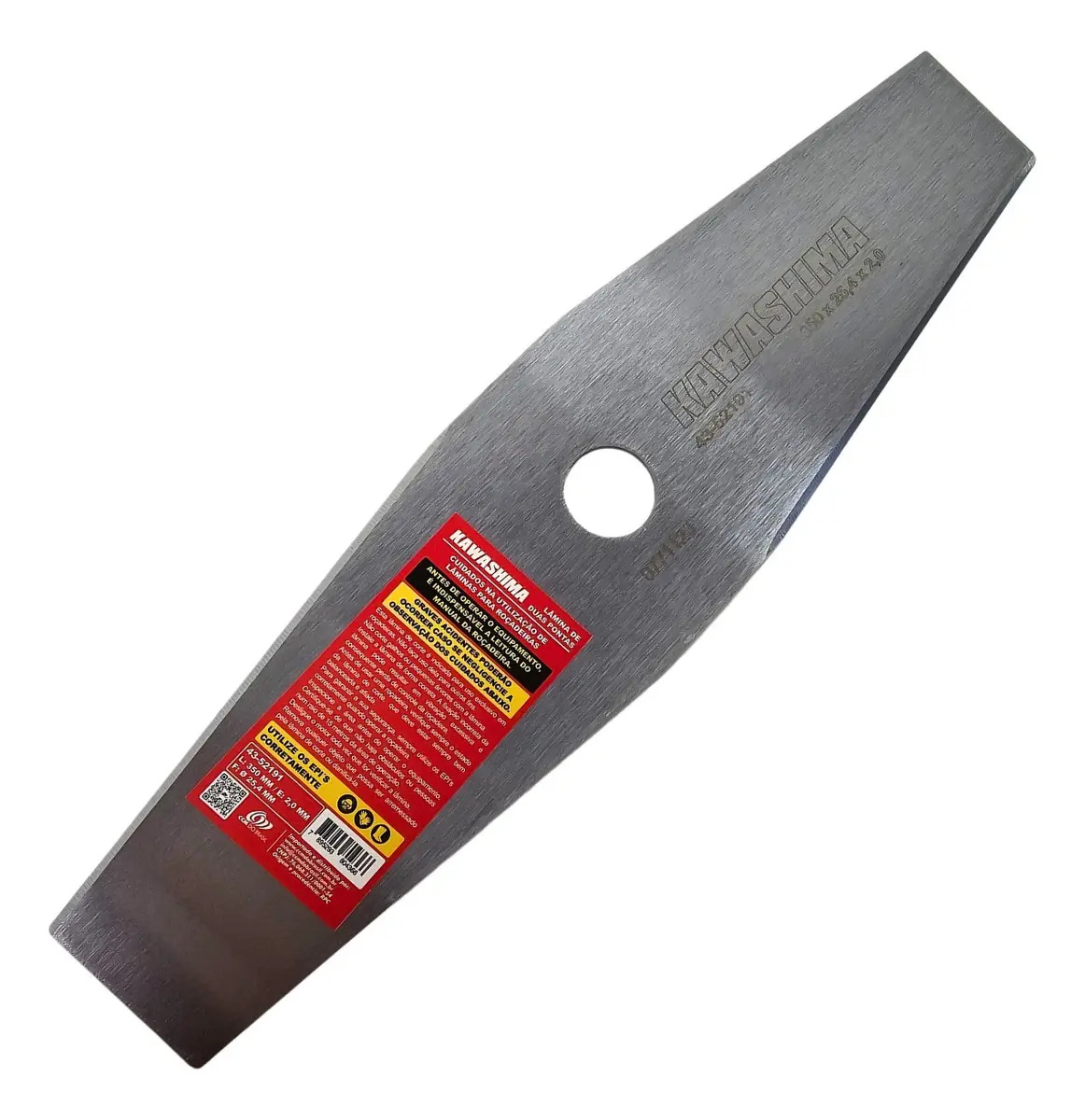 Lâmina Para Roçadeira Duas Pontas Kawashima 25,4mm