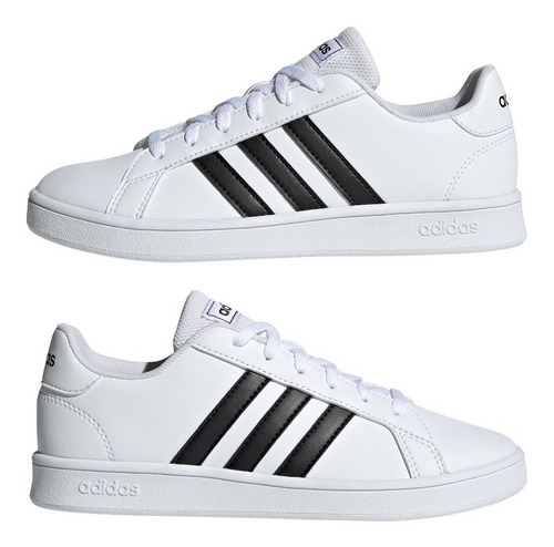 Imagen 8 de 10 de Zapatilla adidas Grand Court Urbano Unisex Blanco