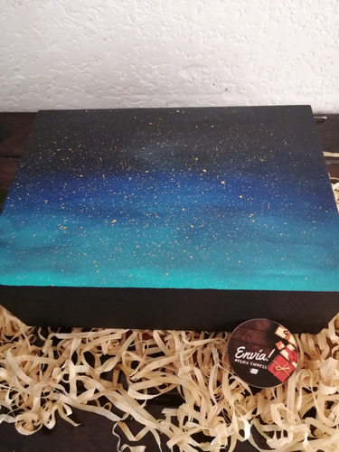 Caja De Té Pintada A Mano