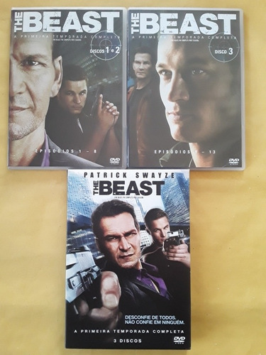 Dvd The Beast A Primeira Temporada Completa 3 Discos (Usado)
