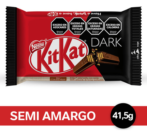 Kit Kat Dark Chocolate Negro Caja X 24un