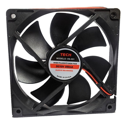 Ventilador 12v 12x12x2,5 Cms / Eleco