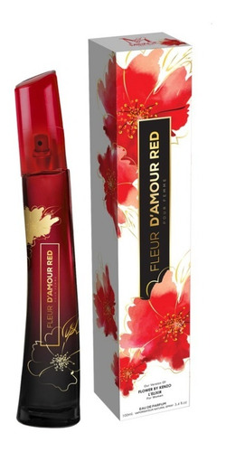 Perfume feminino Fleur D Amour Red Mirage Gbc