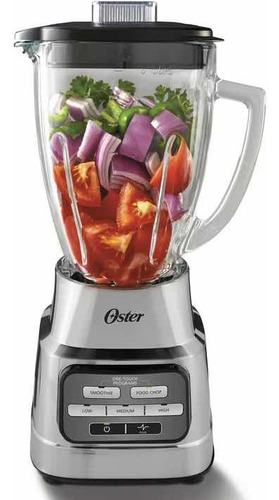 Oster Licuadora One-touch Plateada Con 2 Programas