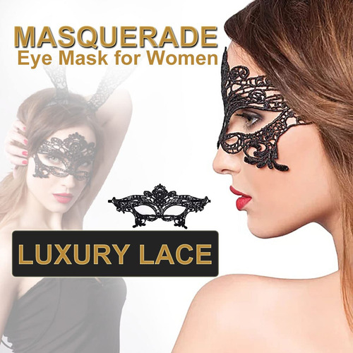 Mask Mymenu Masquerade Con Diamantes De Imitación Brillantes