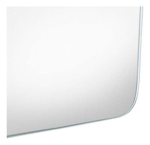 Espejo Basic Rectangular Con Bordes Redondeados