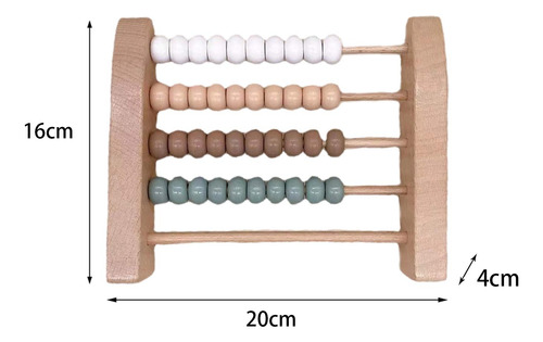 Calculadora De Madera Abacus Juguetes Educativos Regalos