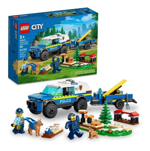 comprar Entrenador Móvil De Perros Lego City City 60369, Coche De Ju