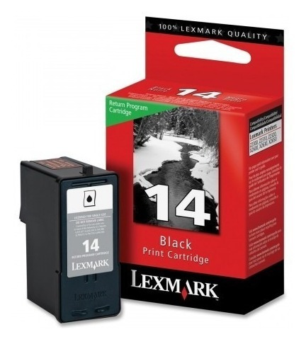 Cartucho Lexmark 14 Negro 18c2090 Z1420, Z2320, X2650, X2670