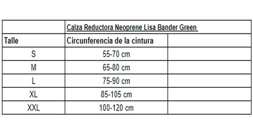 Imagen 5 de 5 de Calza Reductora Mujer Running Neoprene Lisa Bander Green