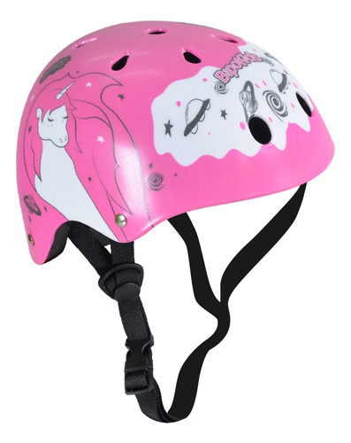 Casco Infantil Brilla En La Oscuridad  Regulable Bipokids