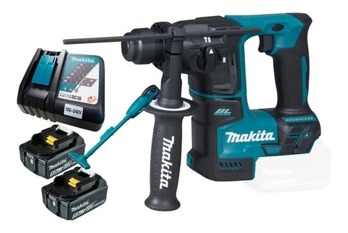 Martelete Rotativo Dhr171z 18v + Aspirador Dcl180 Makita 5ah