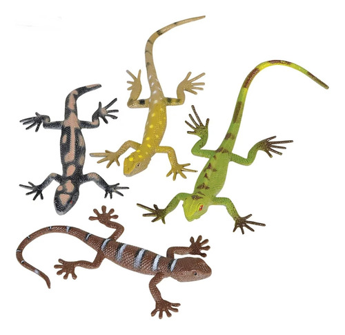 Figuras De Lagarto | 12 Piezas | Juguetes De Animales Reptil