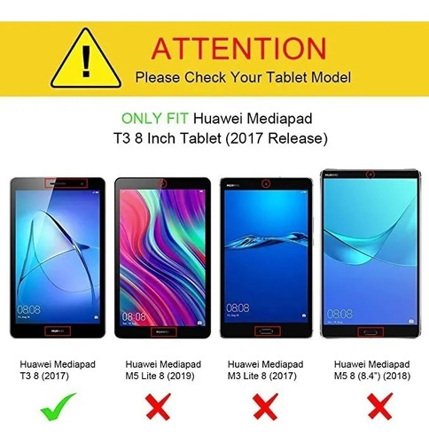Huawei Mediapad T3 8 Funda Silicona Forro + Lapiz Tactil