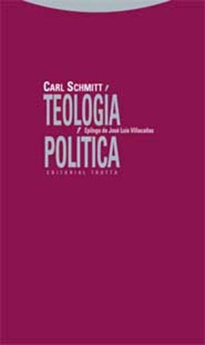 Teologia Politica - Carl Schmitt