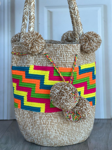 Bolso Wayuu Modelo Eco Tumundowayuu 