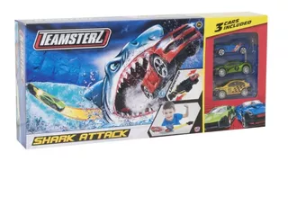 Pista Lanzadora Teamsterz Tiburón Shark Attack 3 Autos Wabro