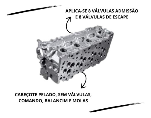 Cabecote Motor (completo) Bongo K2500 Hr 2.5 16v 13/...