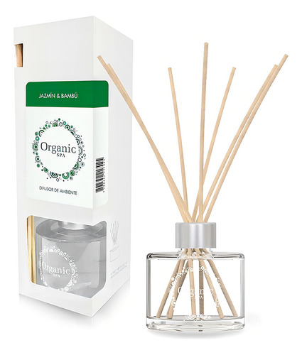 Difusor De Aroma Mikado 125 Ml Aromatizante Organic Spa