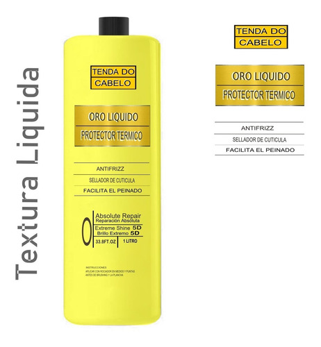 Oro Liquido 1 Litro Protector Termico Argan Keratina Envio