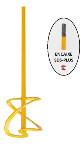 Haste Misturador Tintas/argamassa 90x500mm Encaixe Sds-plus