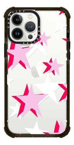 Funda Para iPhone 13 Pro Max - Estrellas Blancas/rosas/ro...