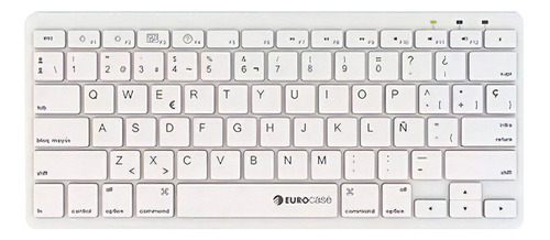 Teclado Std Usb Euro Umber Eukb340 Ultra Delgado - Tecnobox Color del teclado Blanco