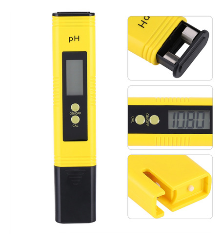 Ph Meter Protable Lcd Digital Pen Acuario Piscina Agua Vino