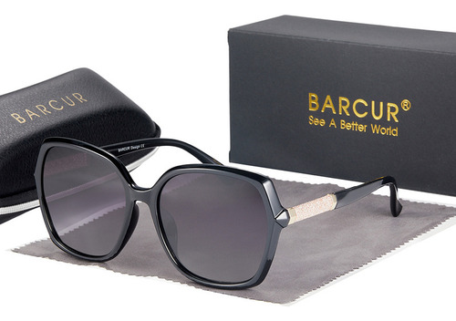 Gafas De Sol Polarizadas Barcur Design Para Mujer, Uv400, Mo