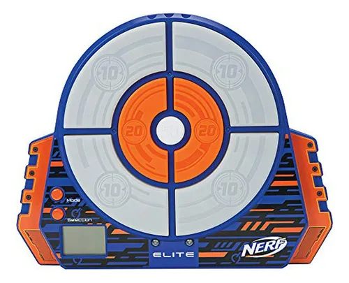 Blanco/naranja: Dianas Digitales Nerf Elite