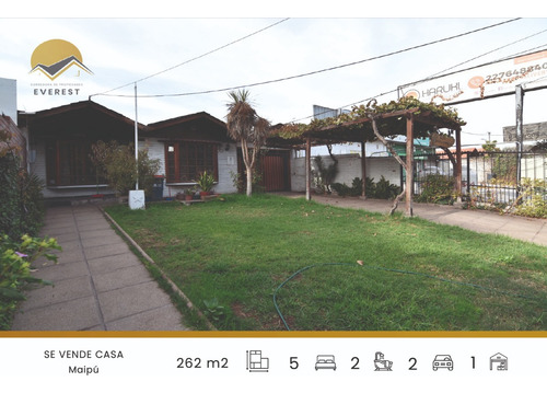 Se Vende Casa. 5d 2b Con Estacionamiento, Comuna De Maipú.