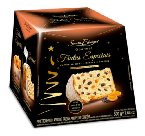 Panettone Gourmet Frutas Especiais Santa Edwiges 500g