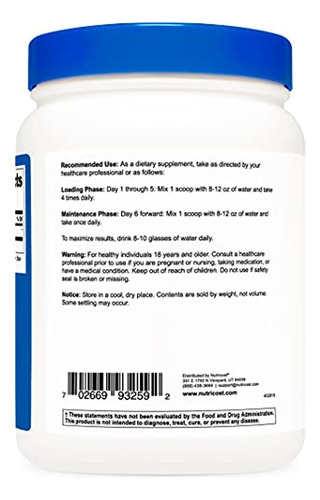 Nutricost Creatine Monohydrate (500 Gramos) (frambuesa Azul)