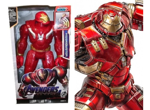 Muñeco Hulkbuster - Iron Man Con Luz Y Sonido Grande 30 Cm